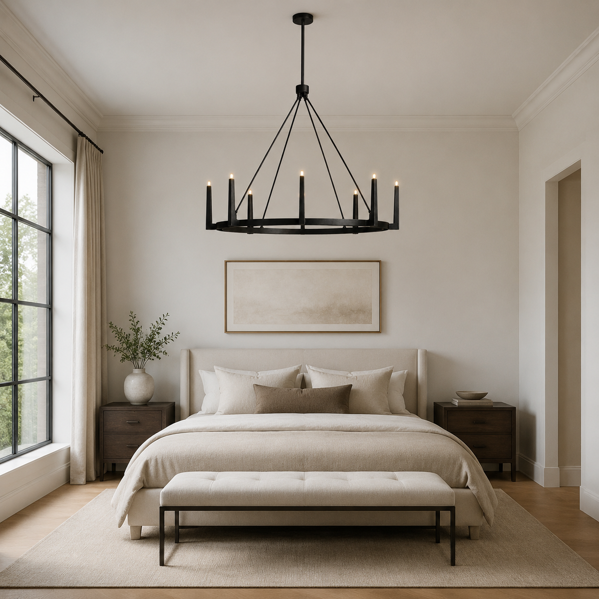 Emmet Metal Round Chandelier 9