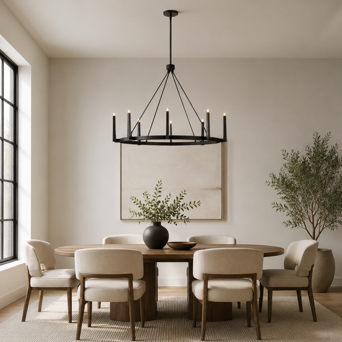 Emmet Metal Round Chandelier 7