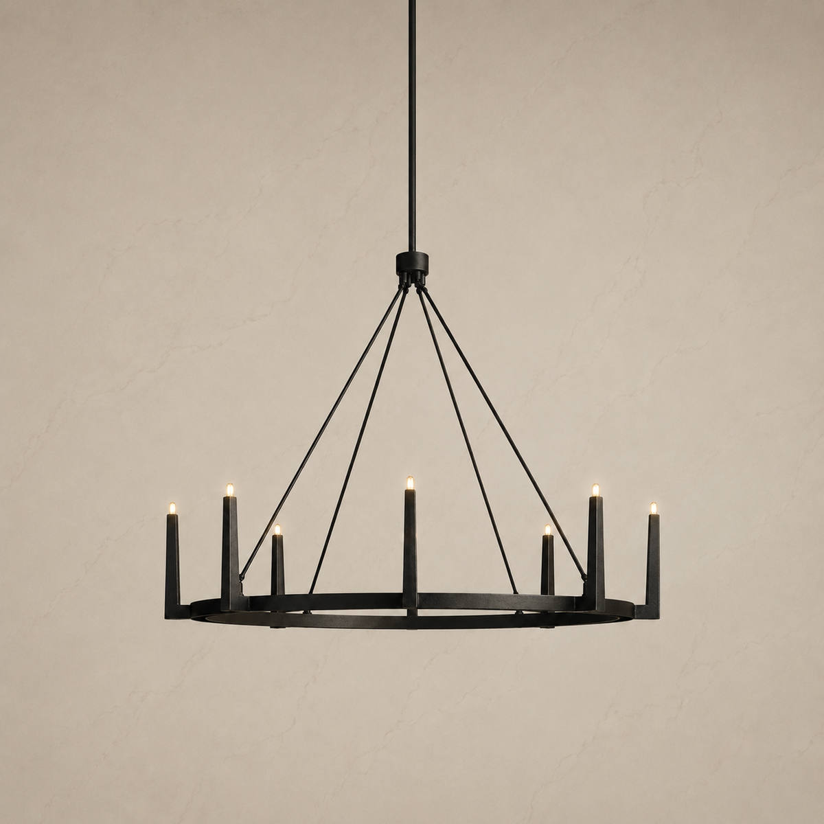 Emmet Metal Round Chandelier 1