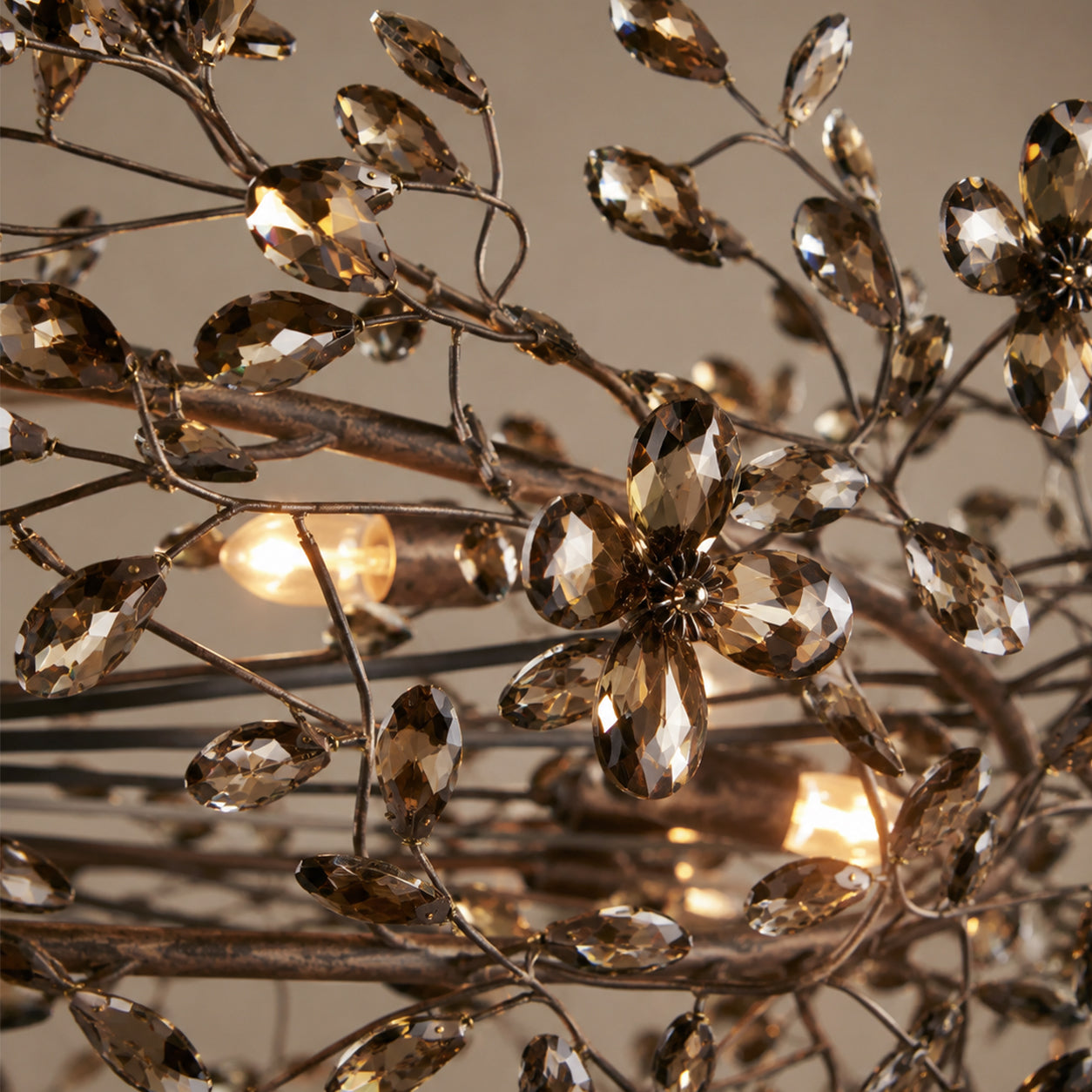 fiore-crystal-crown-chandelier-black-frame-detail-carra-home-2