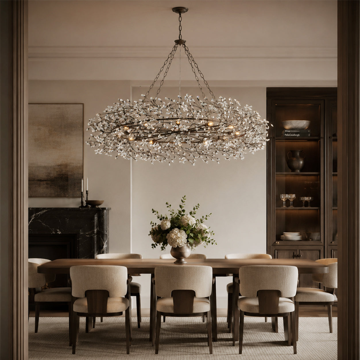 fiore-crystal-crown-chandelier-black-over-dining-table-carra-home-1