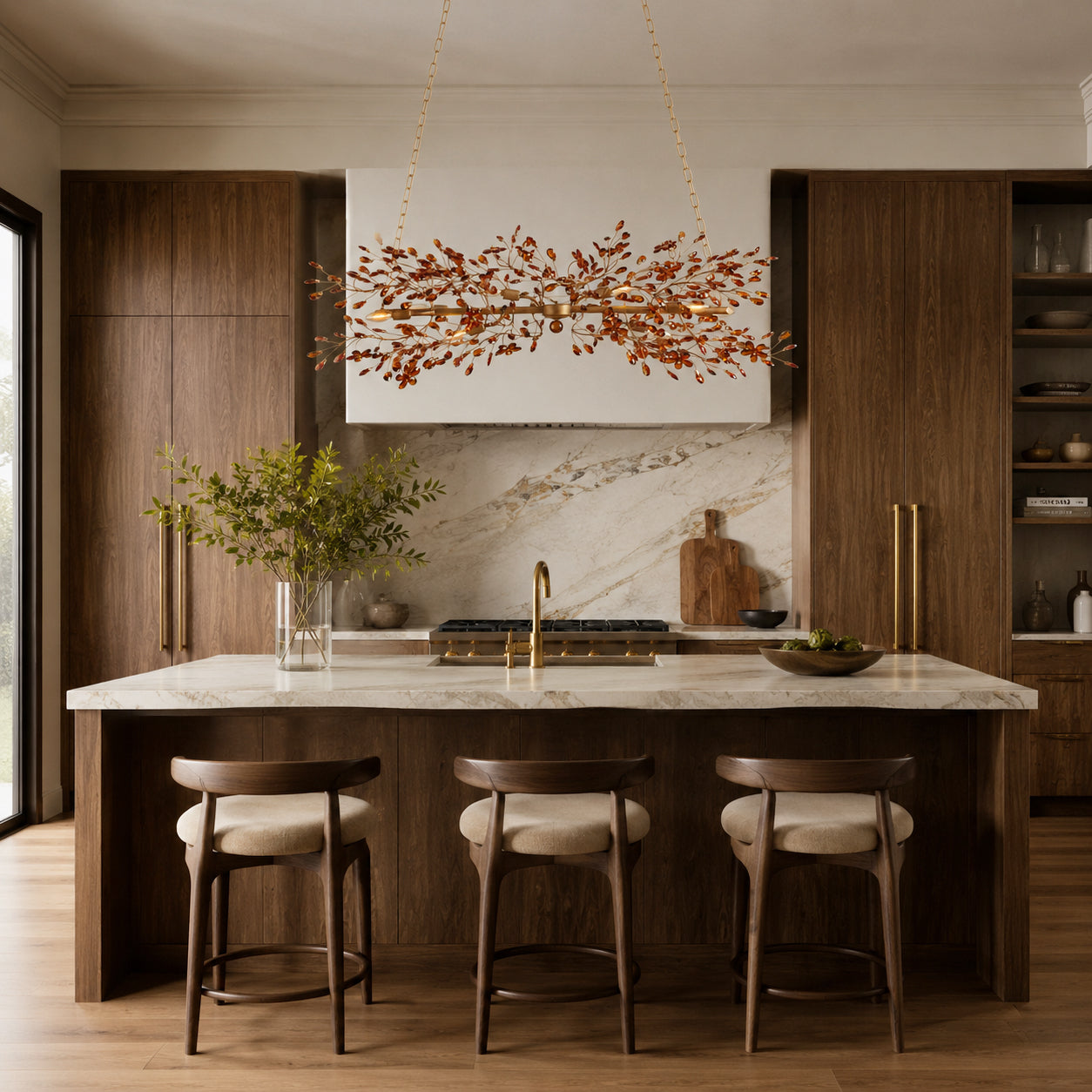Fiore Metal Linear Chandelier