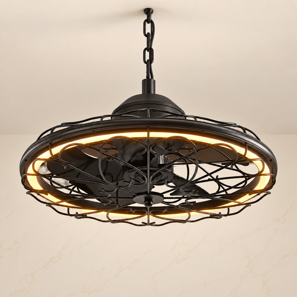 Griven 19.7-inch Framehouse Wet-Rated Ceiling Fan