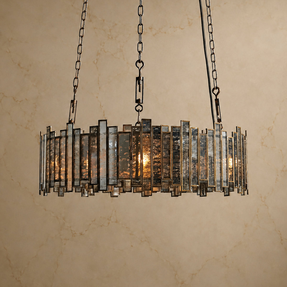 Laila Metal Round Chandelier product view 01