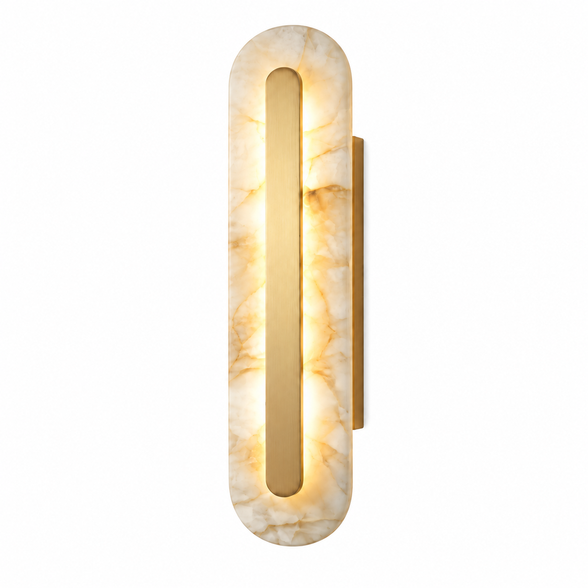 Lofos Alabaster Wall Sconce, 60 cm high, corresponding variant product image | CARRA HOME