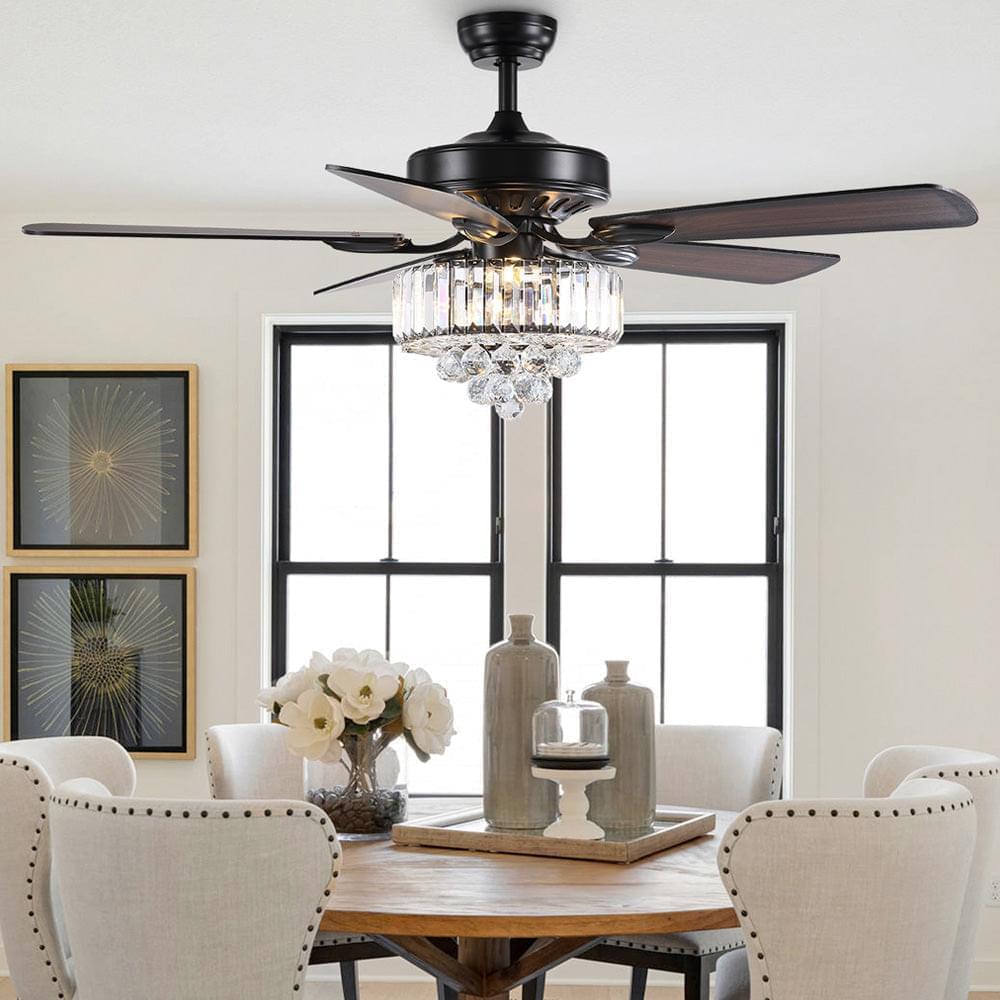 Lumi Crystal Ceiling Fan product view 02