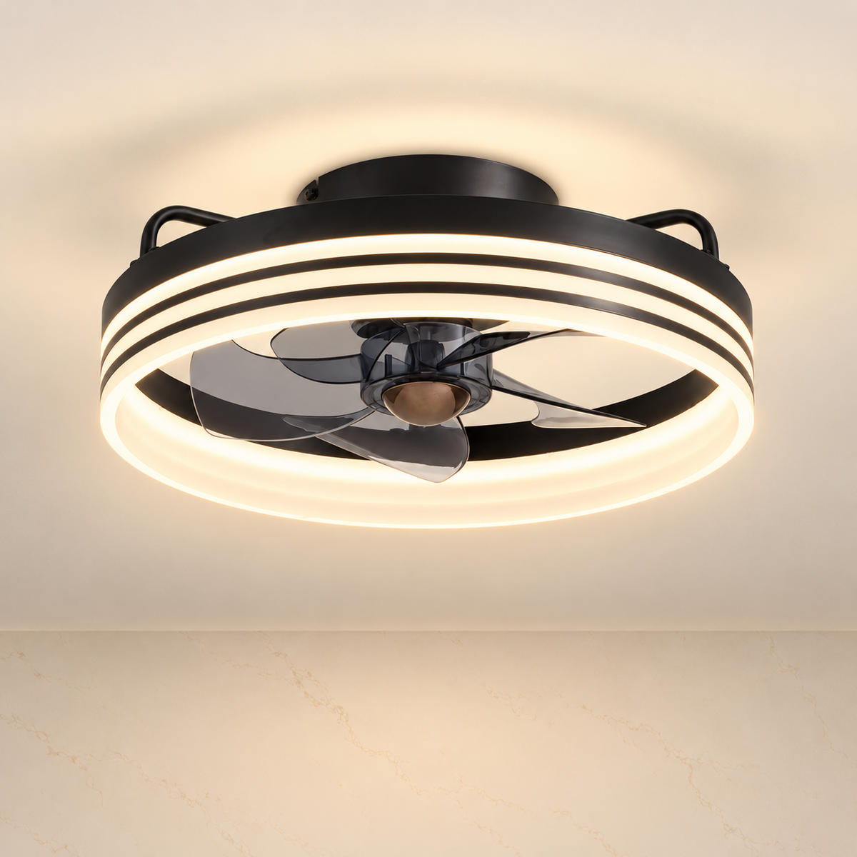 Oris 15.7-inch LED Ceiling Fan with Remote