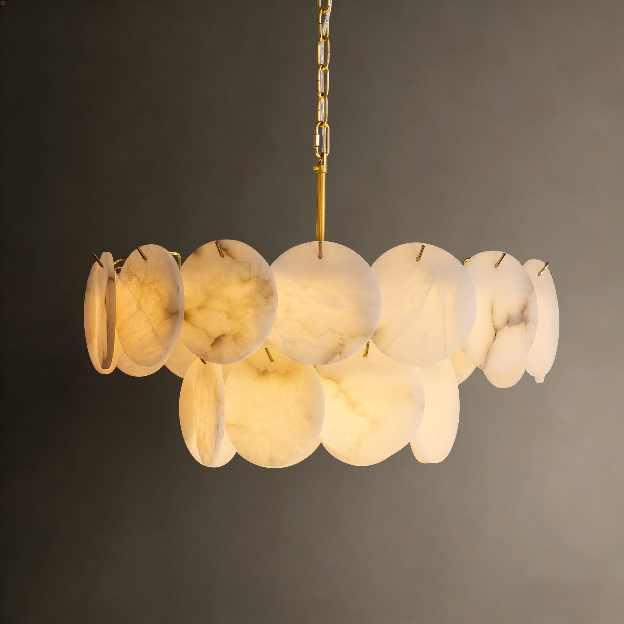 orlisse-modern-luxury-brass-alabaster-double-tier-disc-big-chandelier-black-background-carra-home