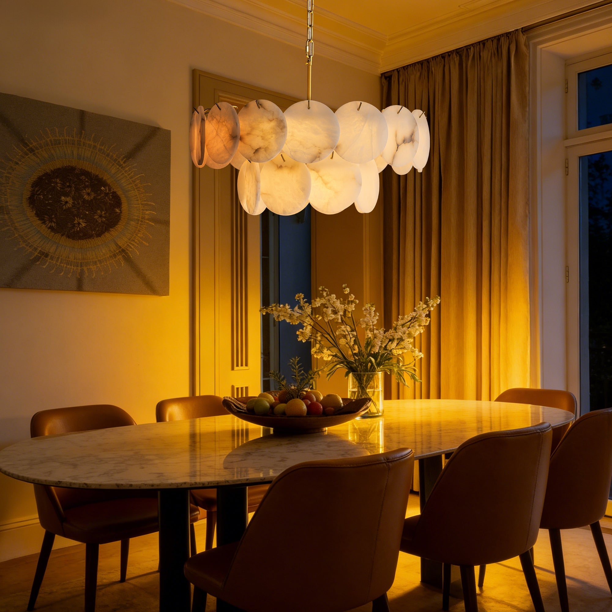 orlisse-modern-luxury-brass-alabaster-double-tier-disc-chandelier-living-room-night-carra-home