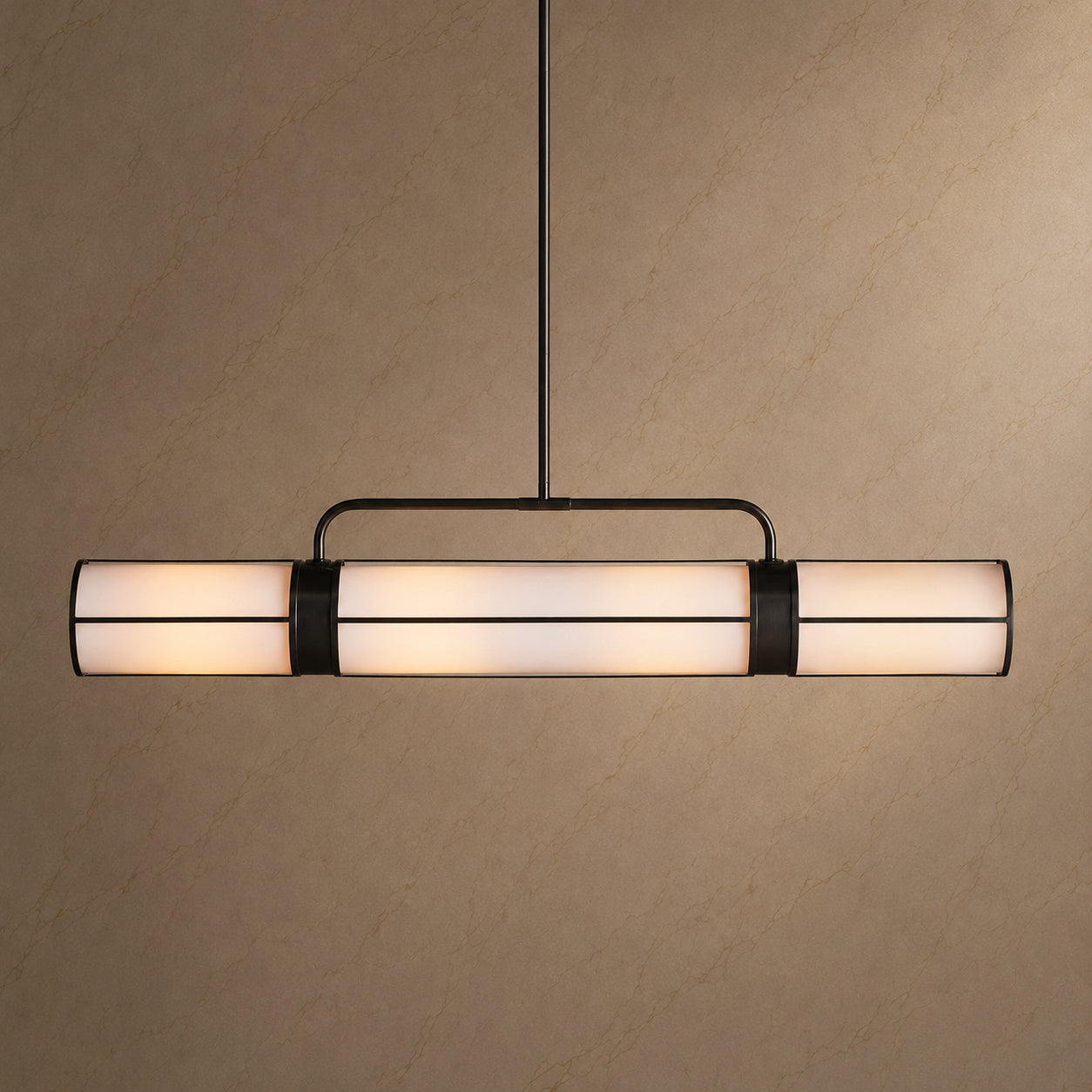Remming Metal Linear Chandelier