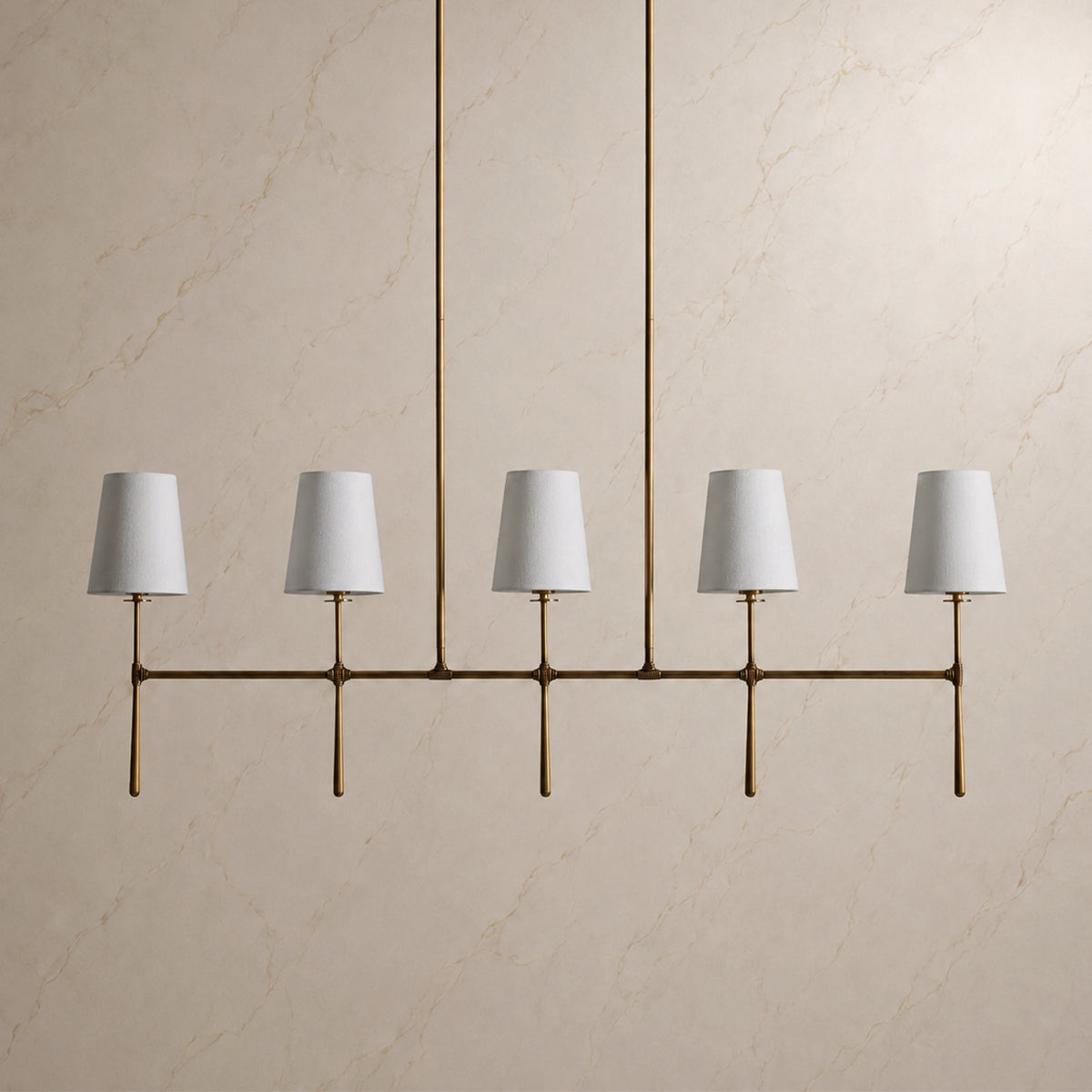 Rhodes Copper Linear Chandelier product view 09