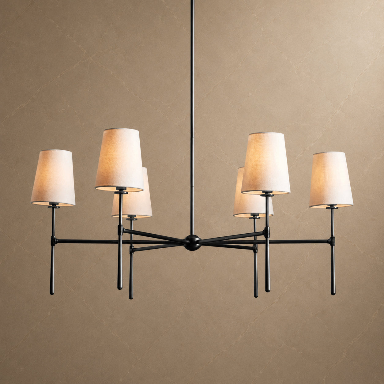 Rhodes Copper Unique Chandelier