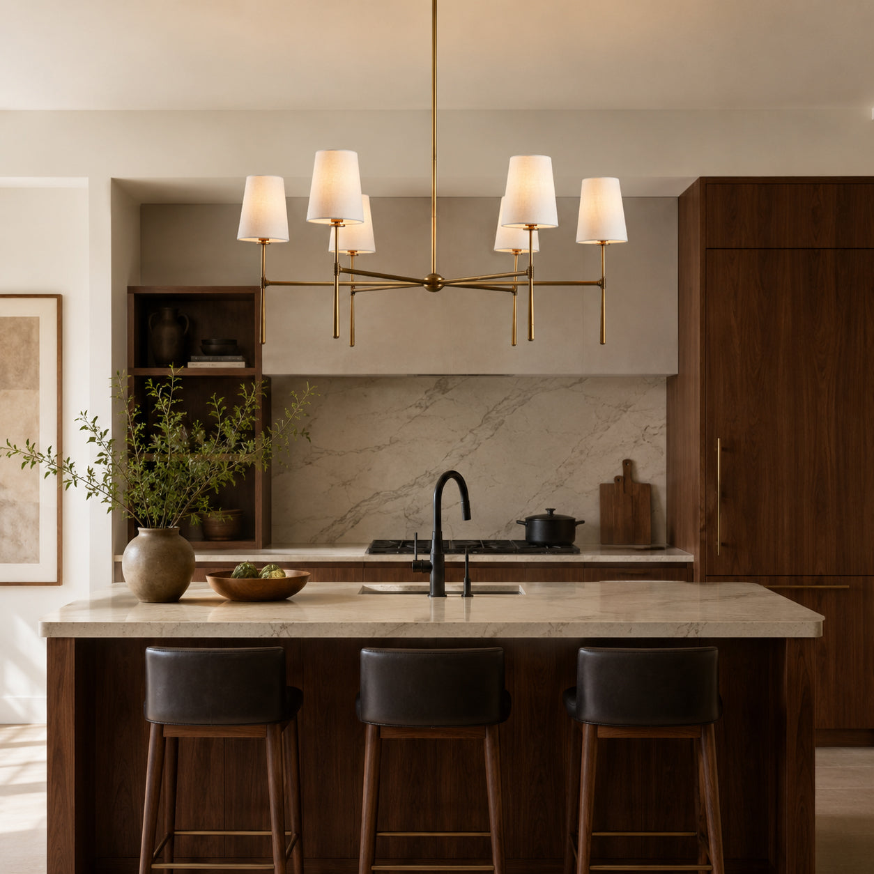 Rhodes Copper Unique Chandelier