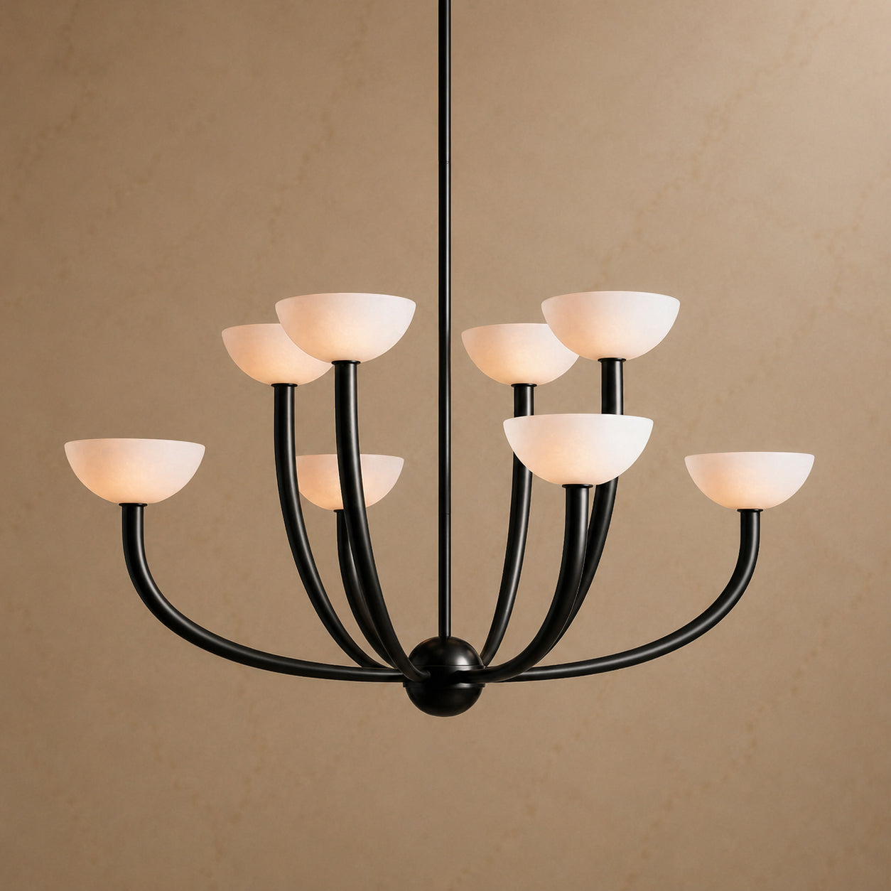 Saguaro 8-head Brass Unique Chandelier