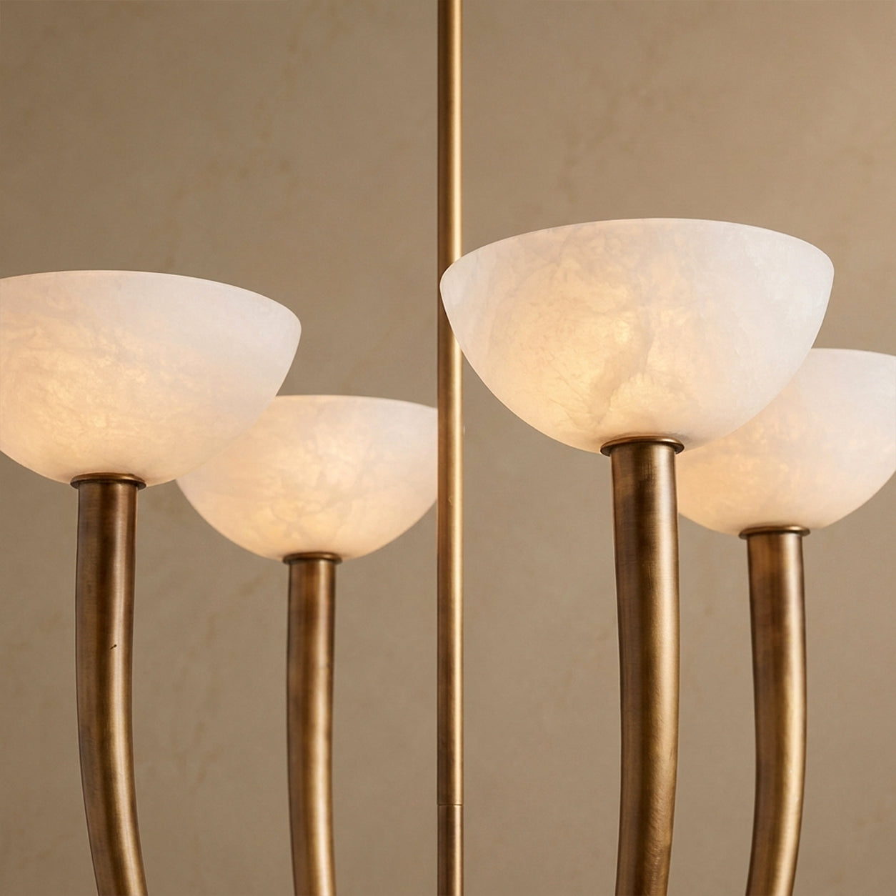 Saguaro Brass Unique Chandelier