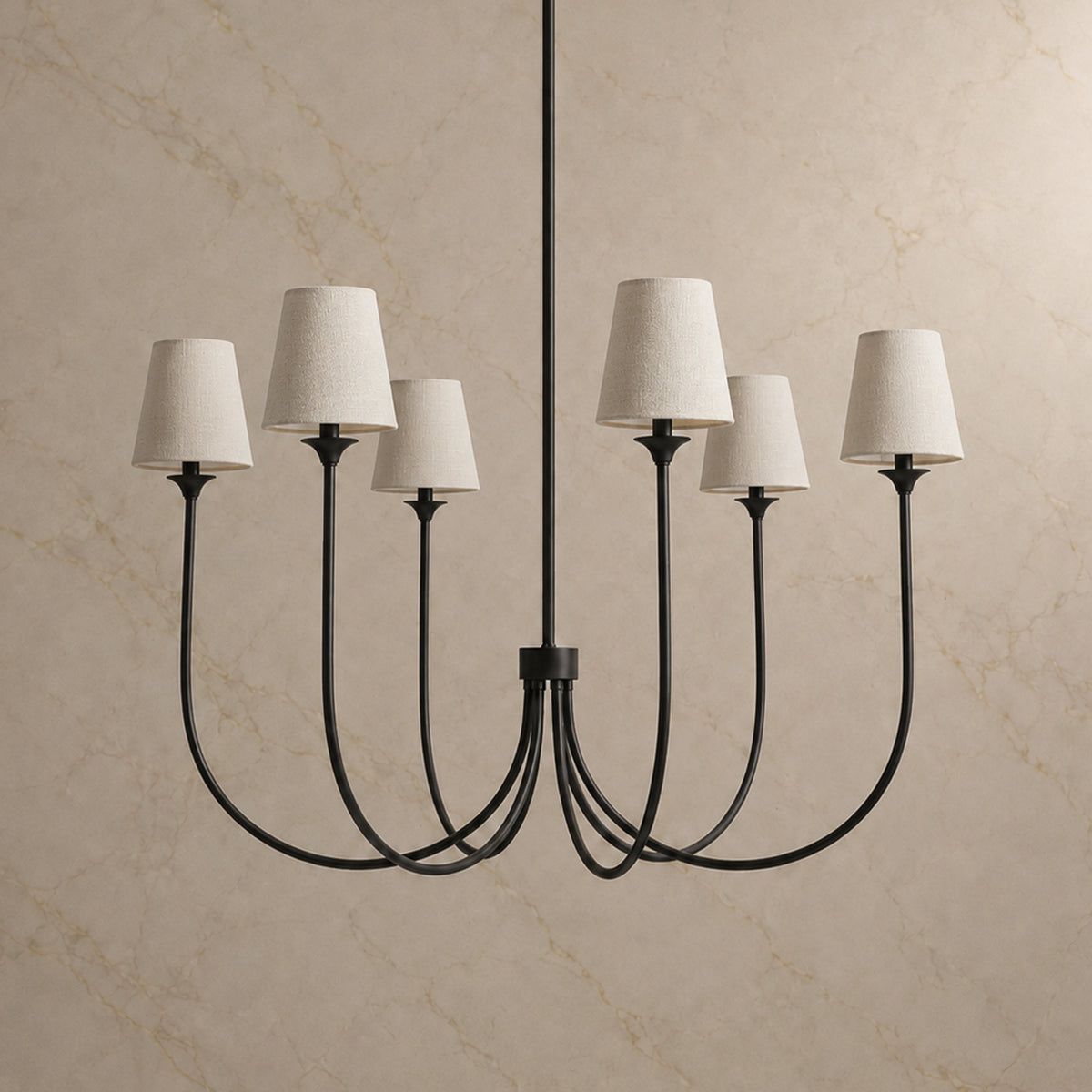 Saige Metal Round Chandelier product view 04