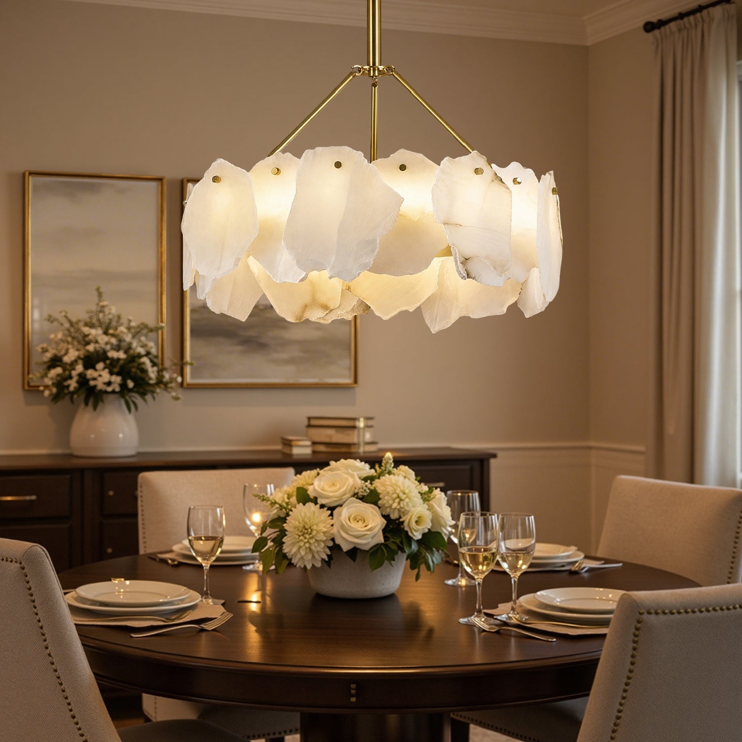 seravelle-modern-organic-gold-alabaster-layered-chandelier-dining-room-carra-home