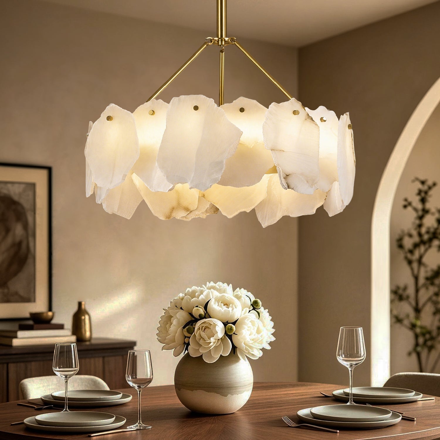 seravelle-modern-organic-gold-alabaster-layered-chandelier-carra-home
