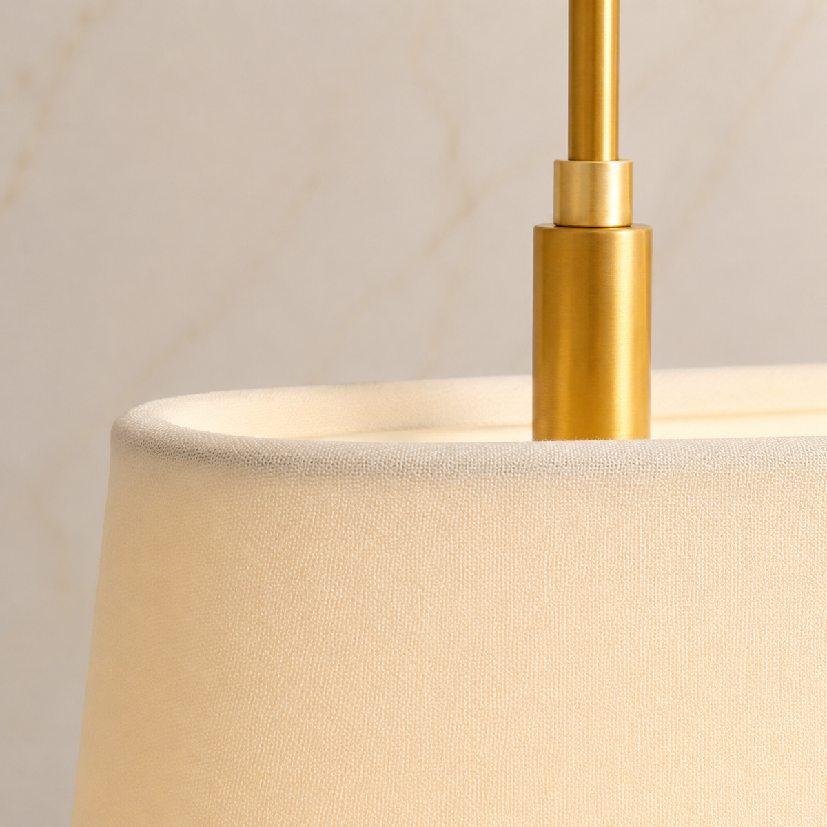 Stark Metal Linear Chandelier in gold body detail