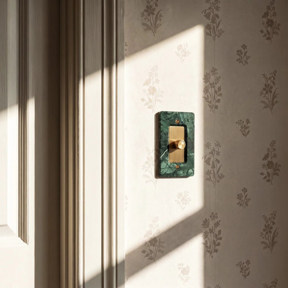Stone Rotary Dimmer Switch installed in an interior, view 16 | CARRA HOME