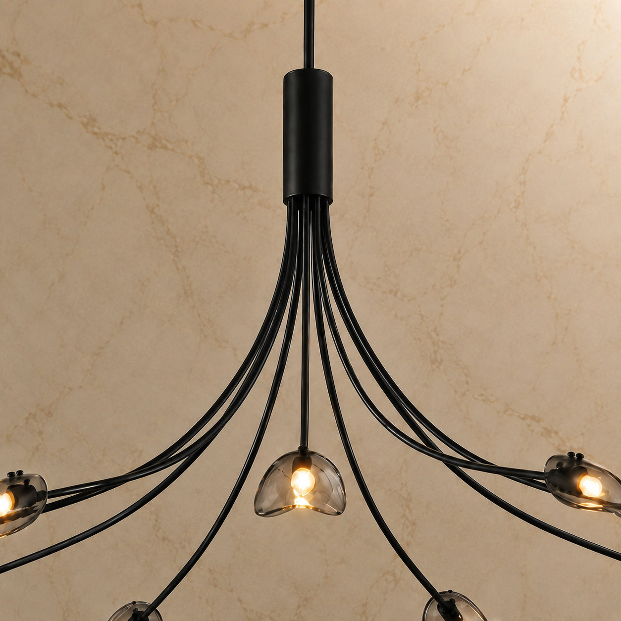 Sylva Glass Blossom Chandelier