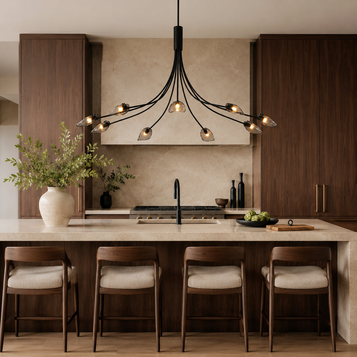 Sylva Glass Blossom Chandelier