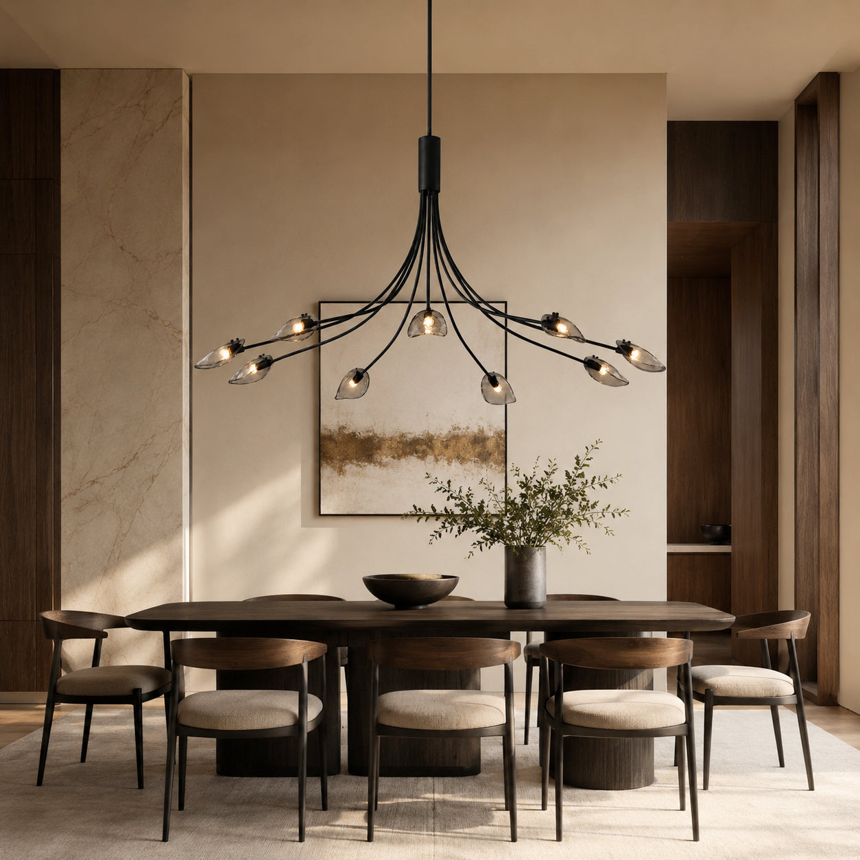 Sylva Glass Blossom Chandelier